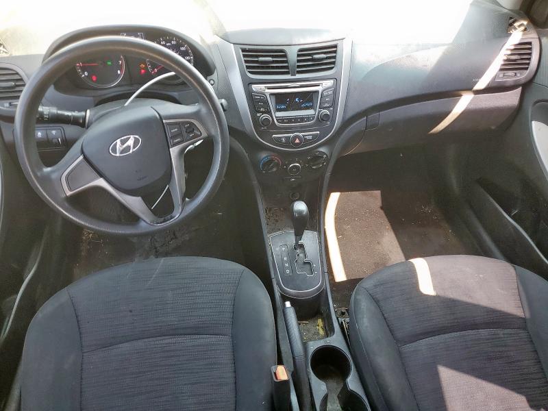 KMHCT5AE4GU267524 - 2016 HYUNDAI ACCENT SE GRAY photo 8