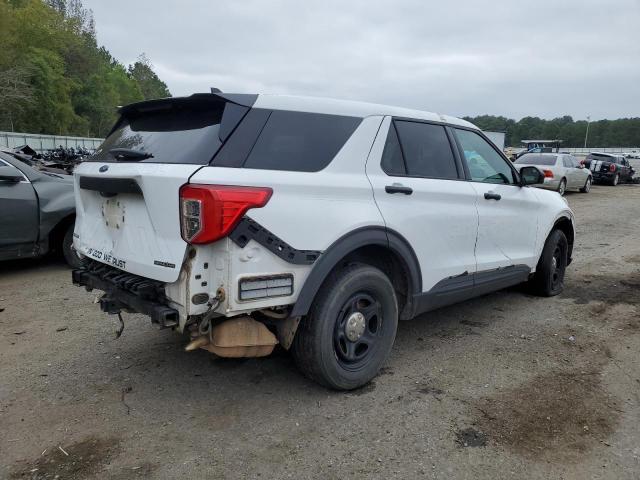 1FM5K8AB7LGC35114 - 2020 FORD EXPLORER POLICE INTERCEPTOR WHITE photo 3