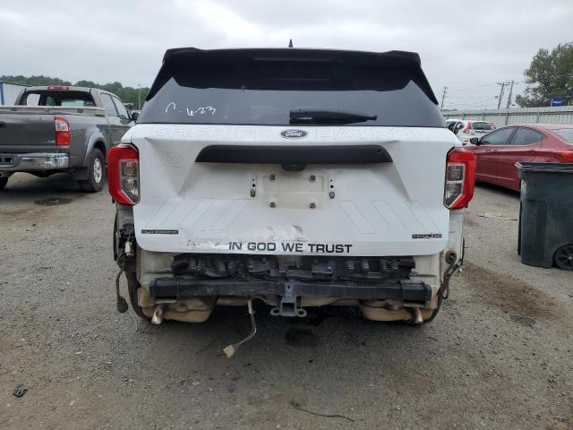 1FM5K8AB7LGC35114 - 2020 FORD EXPLORER POLICE INTERCEPTOR WHITE photo 6