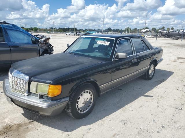 WDBCA24D9MA604762 - 1991 MERCEDES-BENZ 300 SE BLACK photo 1