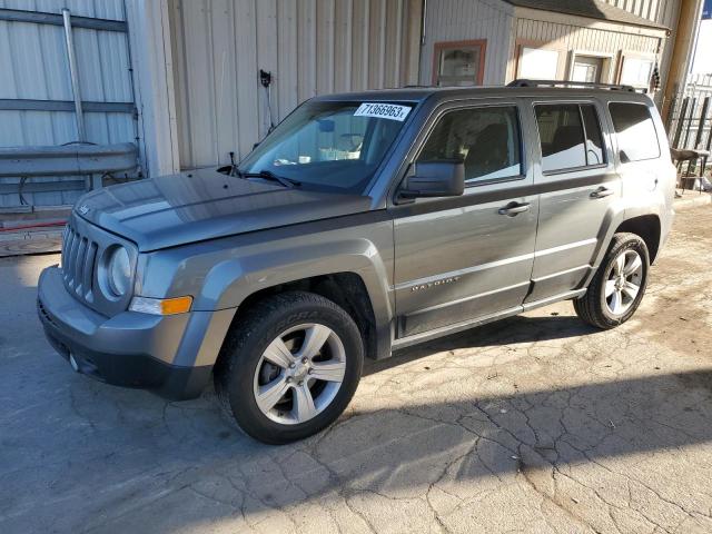 1C4NJRFB1CD540289 - 2012 JEEP PATRIOT LATITUDE GRAY photo 1