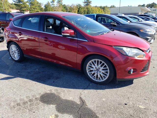 1FADP3N29EL395154 - 2014 FORD FOCUS TITANIUM RED photo 4