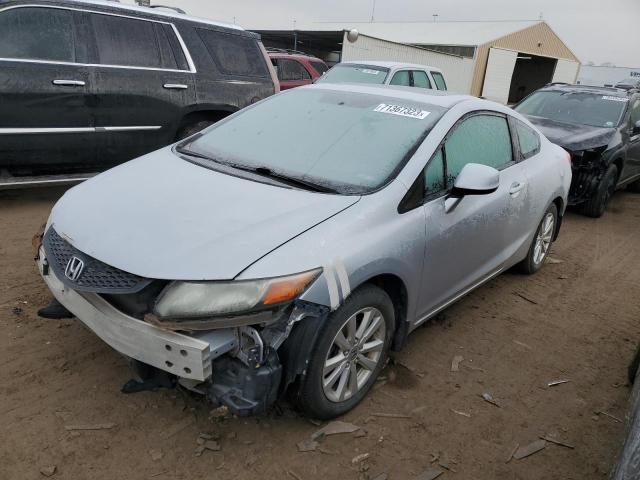 2HGFG3B86CH522028 - 2012 HONDA CIVIC EX SILVER photo 1