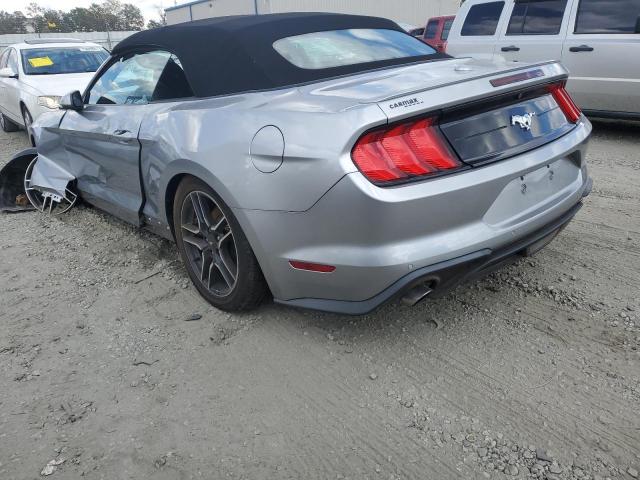 1FATP8UH5L5113558 - 2020 FORD MUSTANG SILVER photo 2