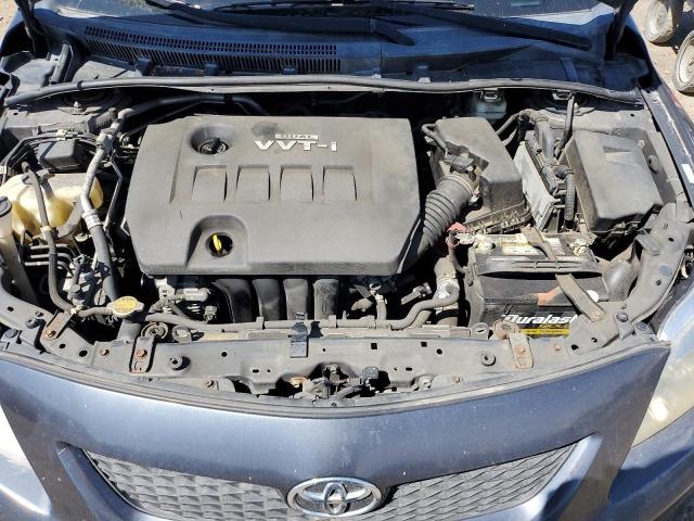 1NXBU4EE7AZ363538 - 2010 TOYOTA COROLLA BASE ნაცრისფერი ფოტო 11