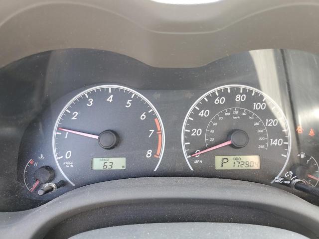 1NXBU4EE7AZ363538 - 2010 TOYOTA COROLLA BASE ნაცრისფერი ფოტო 9