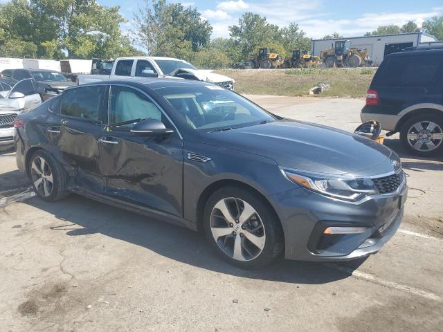 5XXGT4L34KG377547 - 2019 KIA OPTIMA LX ლურჯი ფოტო 4