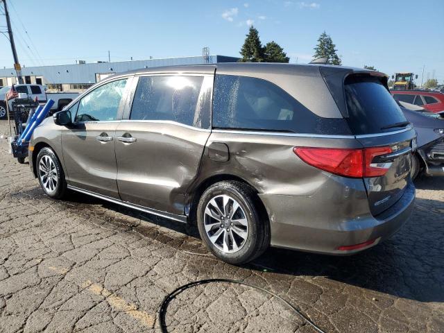 5FNRL6H72MB017232 - 2021 HONDA ODYSSEY EXL TAN photo 2