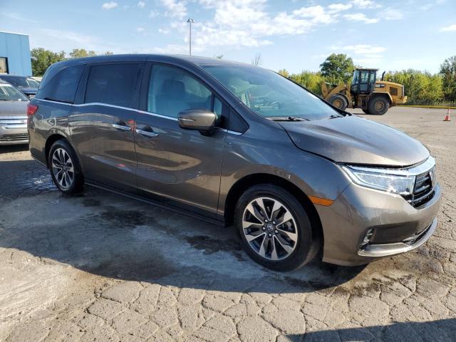 5FNRL6H72MB017232 - 2021 HONDA ODYSSEY EXL TAN photo 4