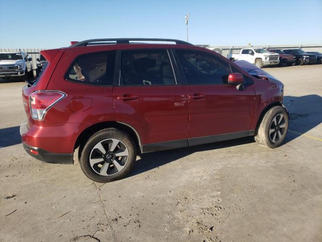 JF2SJAGC5JH470279 - 2018 SUBARU FORESTER 2.5I PREMIUM BURGUNDY photo 3