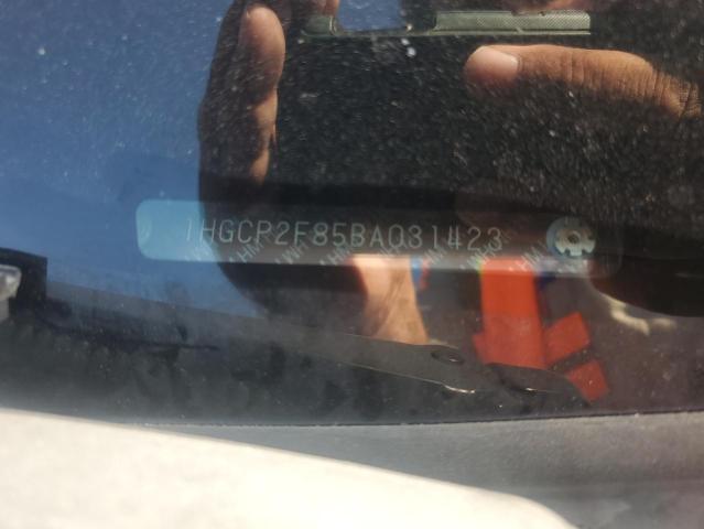 1HGCP2F85BA031423 - 2011 HONDA ACCORD EXL BLACK photo 12