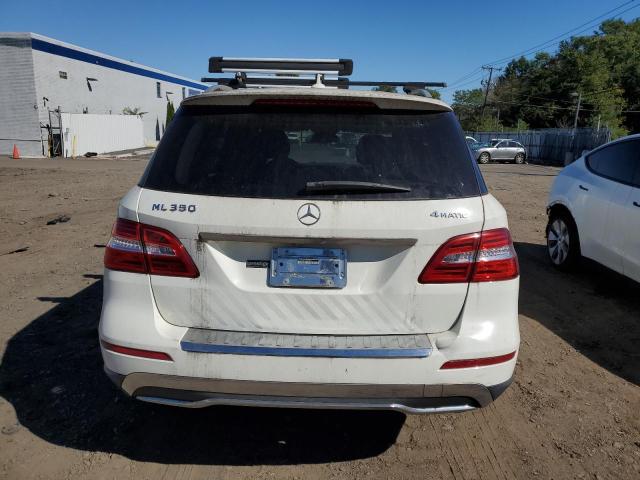 4JGDA5HB6CA013881 - 2012 MERCEDES-BENZ ML 350 4MATIC WHITE photo 6