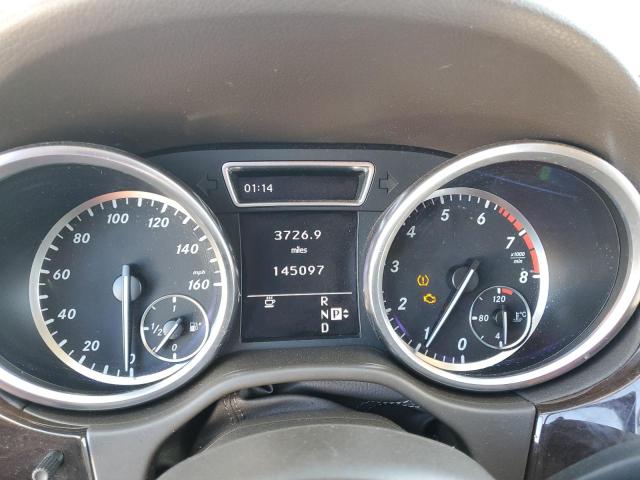 4JGDA5HB6CA013881 - 2012 MERCEDES-BENZ ML 350 4MATIC WHITE photo 9