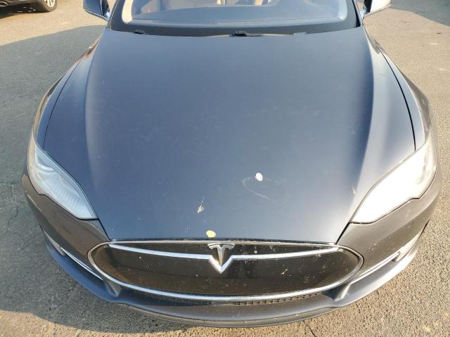 5YJSA1H12EFP60545 - 2014 TESLA MODEL S GRAY photo 11