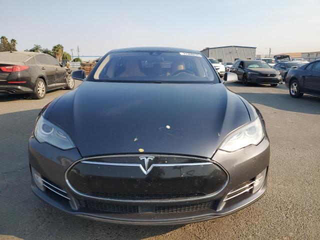 5YJSA1H12EFP60545 - 2014 TESLA MODEL S GRAY photo 5