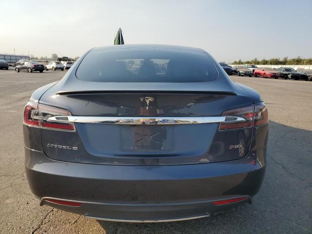 5YJSA1H12EFP60545 - 2014 TESLA MODEL S GRAY photo 6