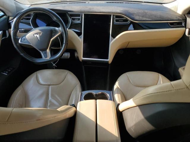 5YJSA1H12EFP60545 - 2014 TESLA MODEL S GRAY photo 8