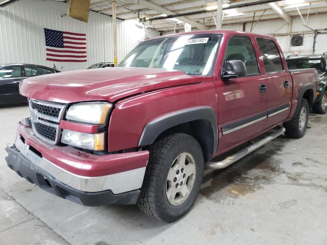 2GCEK13Z071149457 - 2007 CHEVROLET SILVERADO K1500 CLASSIC CREW CAB RED photo 1