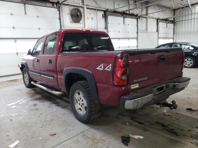 2GCEK13Z071149457 - 2007 CHEVROLET SILVERADO K1500 CLASSIC CREW CAB RED photo 2