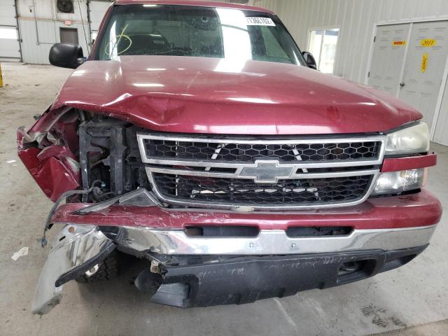 2GCEK13Z071149457 - 2007 CHEVROLET SILVERADO K1500 CLASSIC CREW CAB RED photo 5