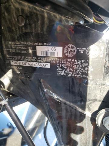 1HD1FCW146Y648499 - 2006 HARLEY-DAVIDSON FLHTCUI 黑色 照片 10