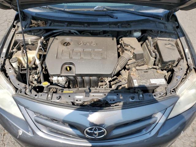 5YFBU4EE5DP212333 - 2013 TOYOTA COROLLA BASE Մոխրագույն լուսանկար 11