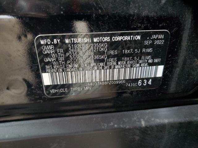 JA4J3TA88PZ009966 - 2023 MITSUBISHI OUTLANDER ES შავი ფოტო 13