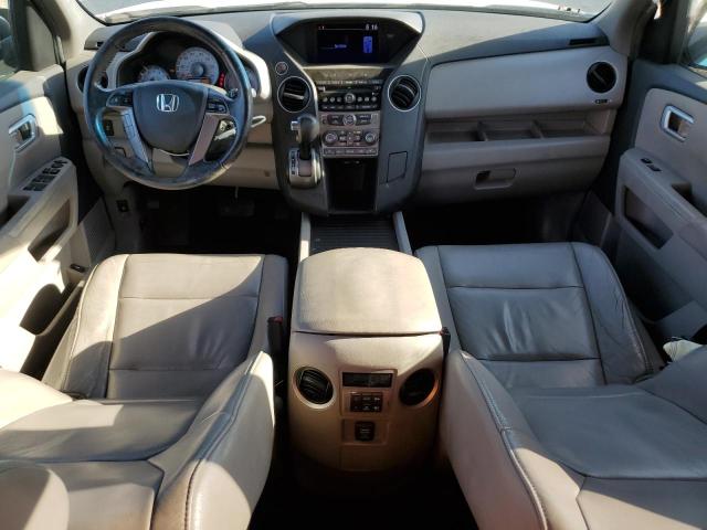 5FNYF3H58DB014965 - 2013 HONDA PILOT EXL WHITE photo 8