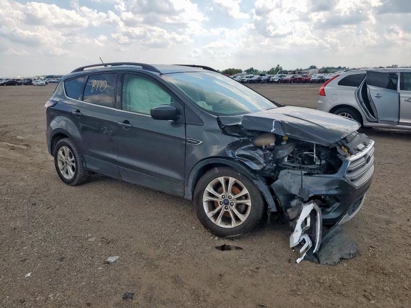 1FMCU0HD2JUB27573 - 2018 FORD ESCAPE SEL GRAY photo 4