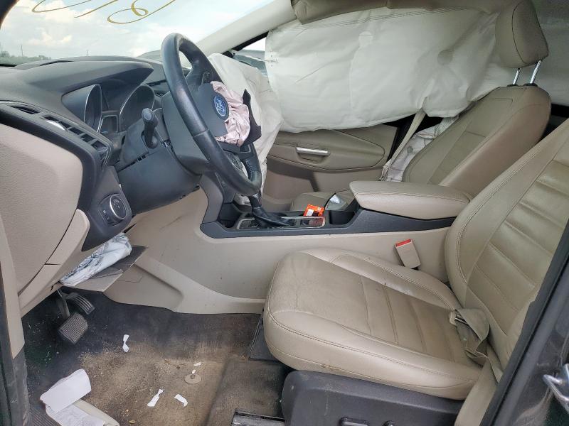 1FMCU0HD2JUB27573 - 2018 FORD ESCAPE SEL GRAY photo 7