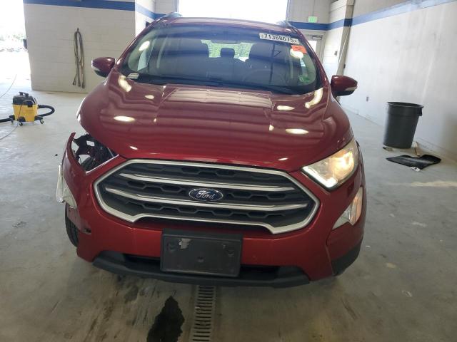 MAJ6P1UL9JC214457 - 2018 FORD ECOSPORT SE Бордовый фото 5
