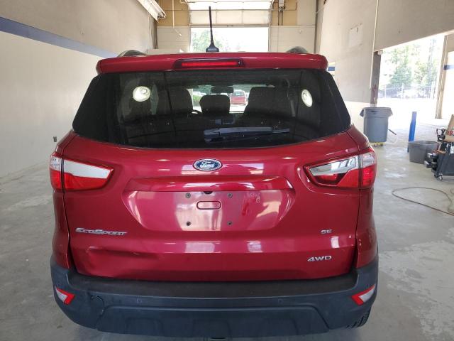 MAJ6P1UL9JC214457 - 2018 FORD ECOSPORT SE Бордовый фото 6