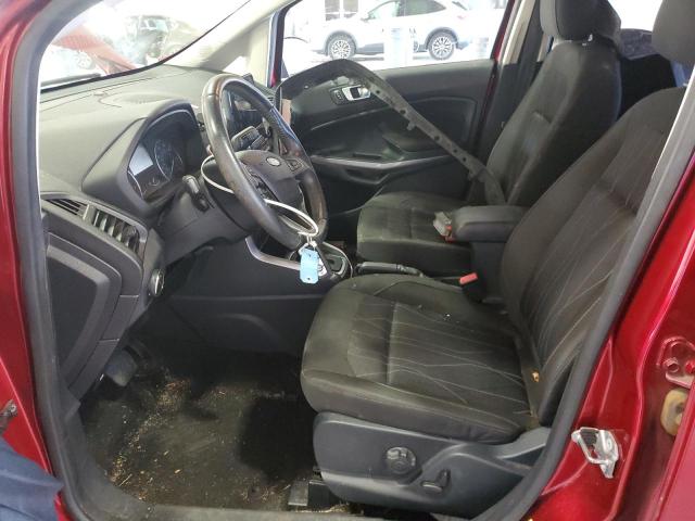 MAJ6P1UL9JC214457 - 2018 FORD ECOSPORT SE Бордовый фото 7