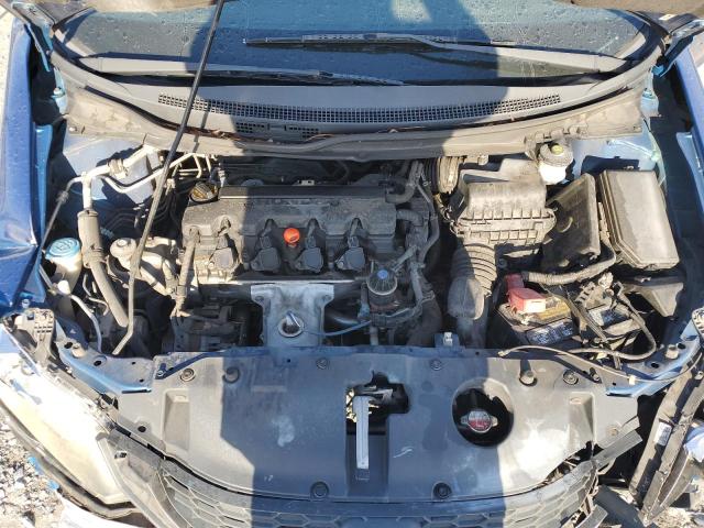 19XFB2F58DE072662 - 2013 HONDA CIVIC LX BLUE photo 11