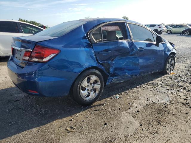 19XFB2F58DE072662 - 2013 HONDA CIVIC LX BLUE photo 3