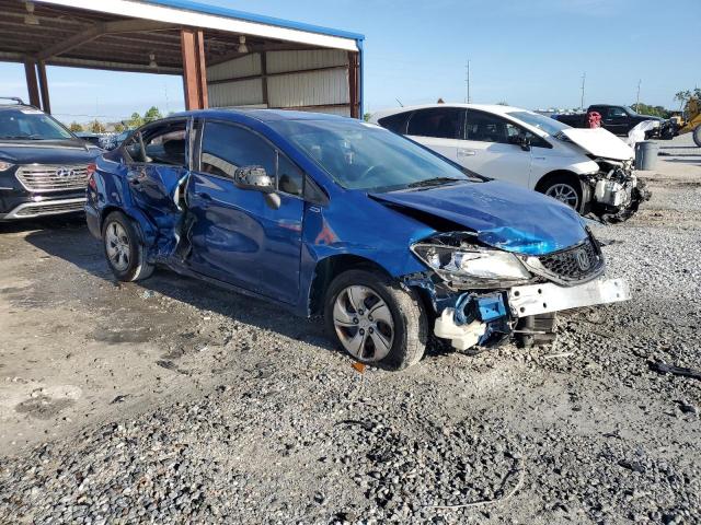 19XFB2F58DE072662 - 2013 HONDA CIVIC LX BLUE photo 4