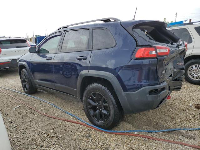 1C4PJMBS2GW104322 - 2016 JEEP CHEROKEE TRAILHAWK BLUE photo 2