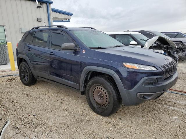 1C4PJMBS2GW104322 - 2016 JEEP CHEROKEE TRAILHAWK BLUE photo 4