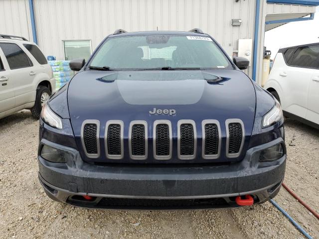 1C4PJMBS2GW104322 - 2016 JEEP CHEROKEE TRAILHAWK BLUE photo 5