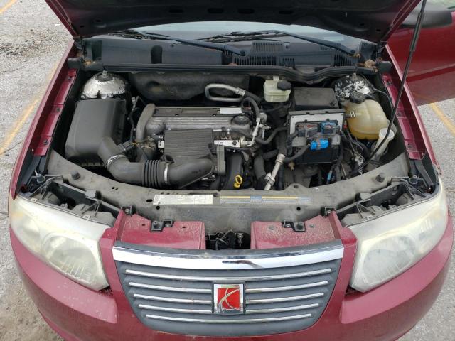 1G8AJ55F16Z124241 - 2006 SATURN ION LEVEL 2 BURGUNDY photo 11