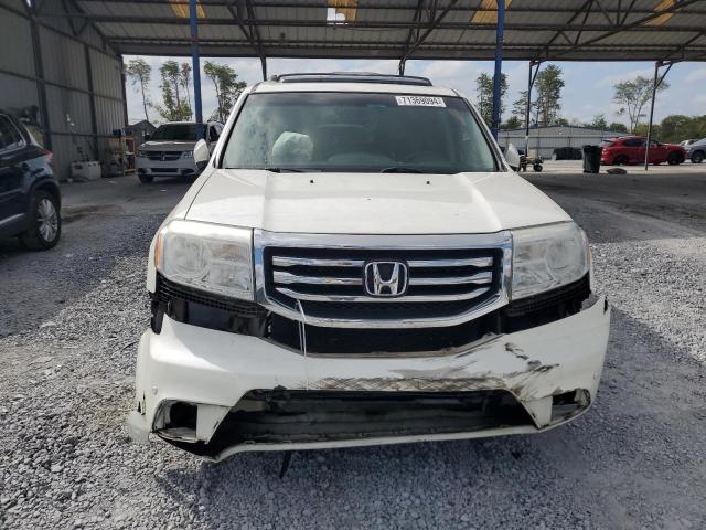 5FNYF3H95CB027299 - 2012 HONDA PILOT TOURING WHITE photo 5