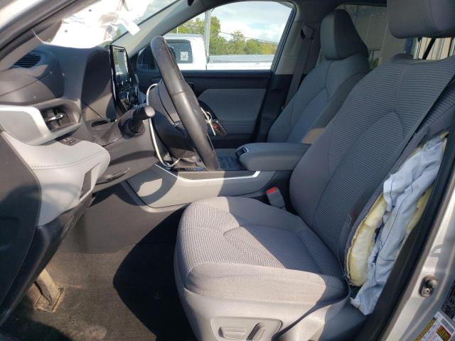 5TDBZRBH8LS501547 - 2020 TOYOTA HIGHLANDER L SILVER photo 7