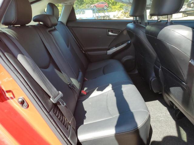 JTDKN3DU9F0405999 - 2015 TOYOTA PRIUS RED photo 10