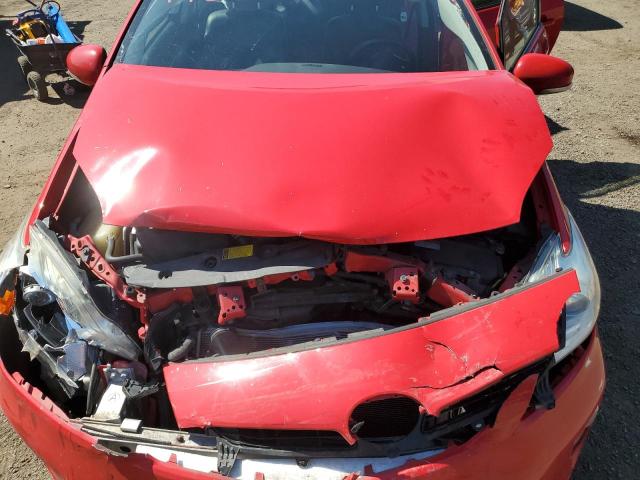 JTDKN3DU9F0405999 - 2015 TOYOTA PRIUS RED photo 11