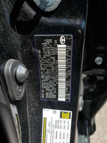 5YFB4MDE1RP167464 - 2024 TOYOTA COROLLA LE BLACK photo 12