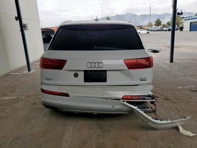WA1LAAF72HD033374 - 2017 AUDI Q7 PREMIUM PLUS WHITE photo 6