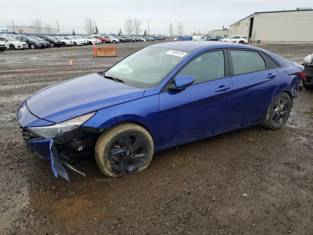 KMHLM4AG0MU132321 - 2021 HYUNDAI ELANTRA SEL BLUE photo 1