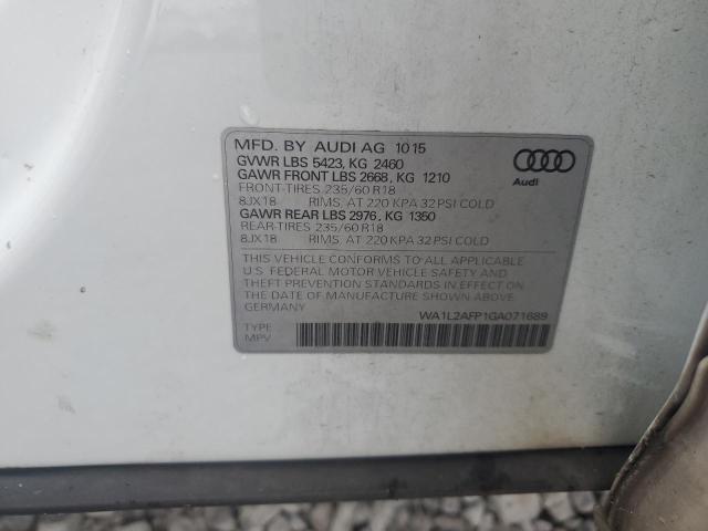 WA1L2AFP1GA071689 - 2016 AUDI Q5 PREMIUM PLUS Blanc photo 13