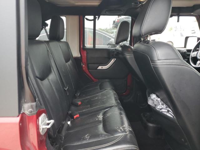 1C4BJWEG2DL551095 - 2013 JEEP WRANGLER UNLIMITED SAHARA MAROON photo 11