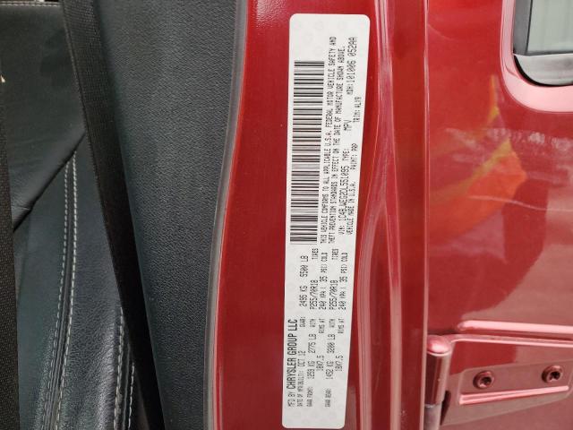 1C4BJWEG2DL551095 - 2013 JEEP WRANGLER UNLIMITED SAHARA MAROON photo 13